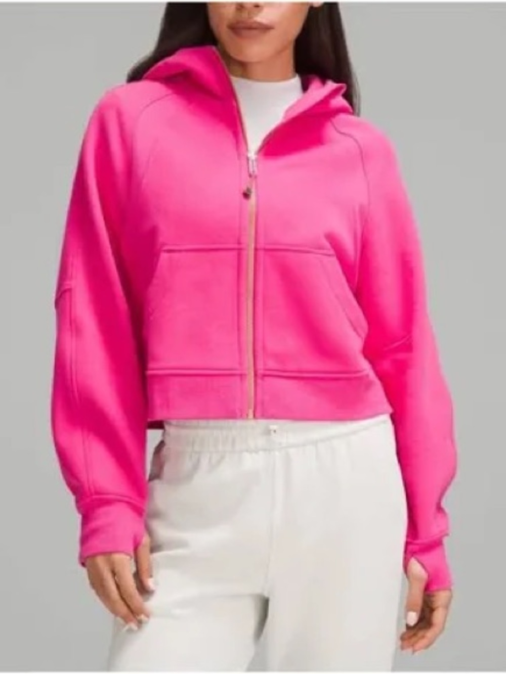 NWT ✨ Lululemon Scuba Oversized Full-Zip Hoodie- Sonic Pink M/L